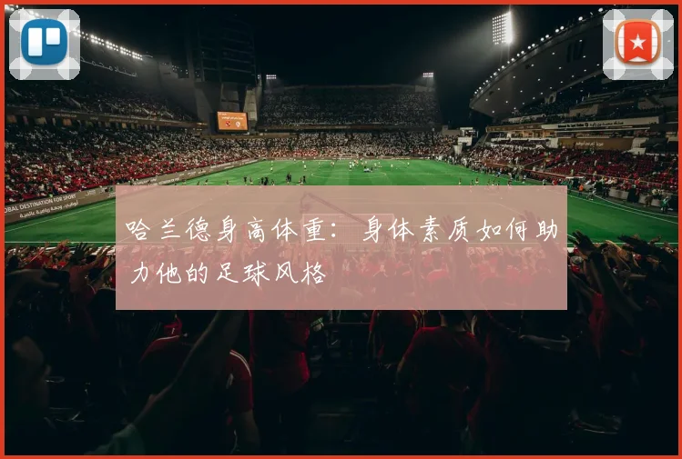 哈兰德身高体重：身体素质如何助力他的足球风格